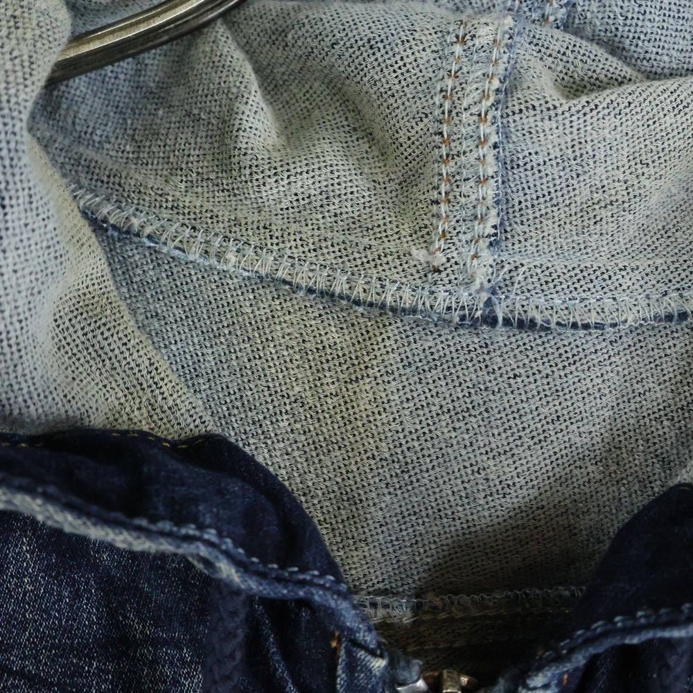 DIESEL(ディーゼル) ジップアップ フーデッド デニム ジャケット インディゴ