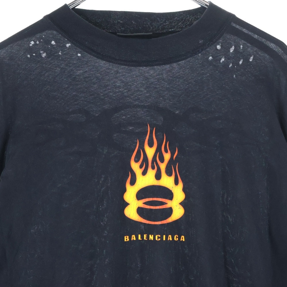 BALENCIAGA(バレンシアガ) 24AW バーニング ユニティロゴ ダメージ加工