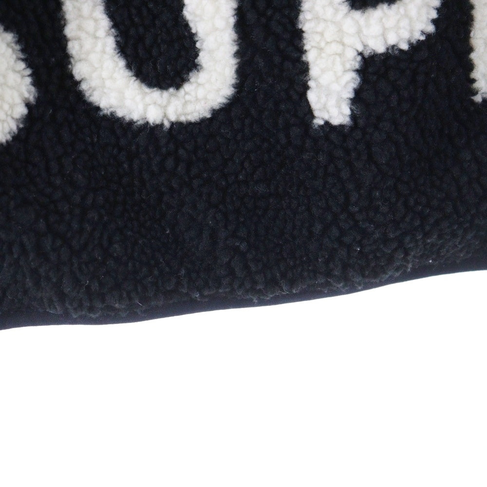 SUPREME(シュプリーム) 18AW Reversible Logo Fleece Jacket リバーシブル フリースジャケット ブラック