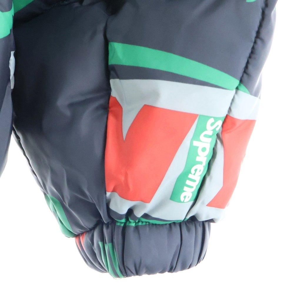 SUPREME(シュプリーム) 18AW NY Reversible Puffy Jacket フォトプリントリバーシブルジャケット ブラック