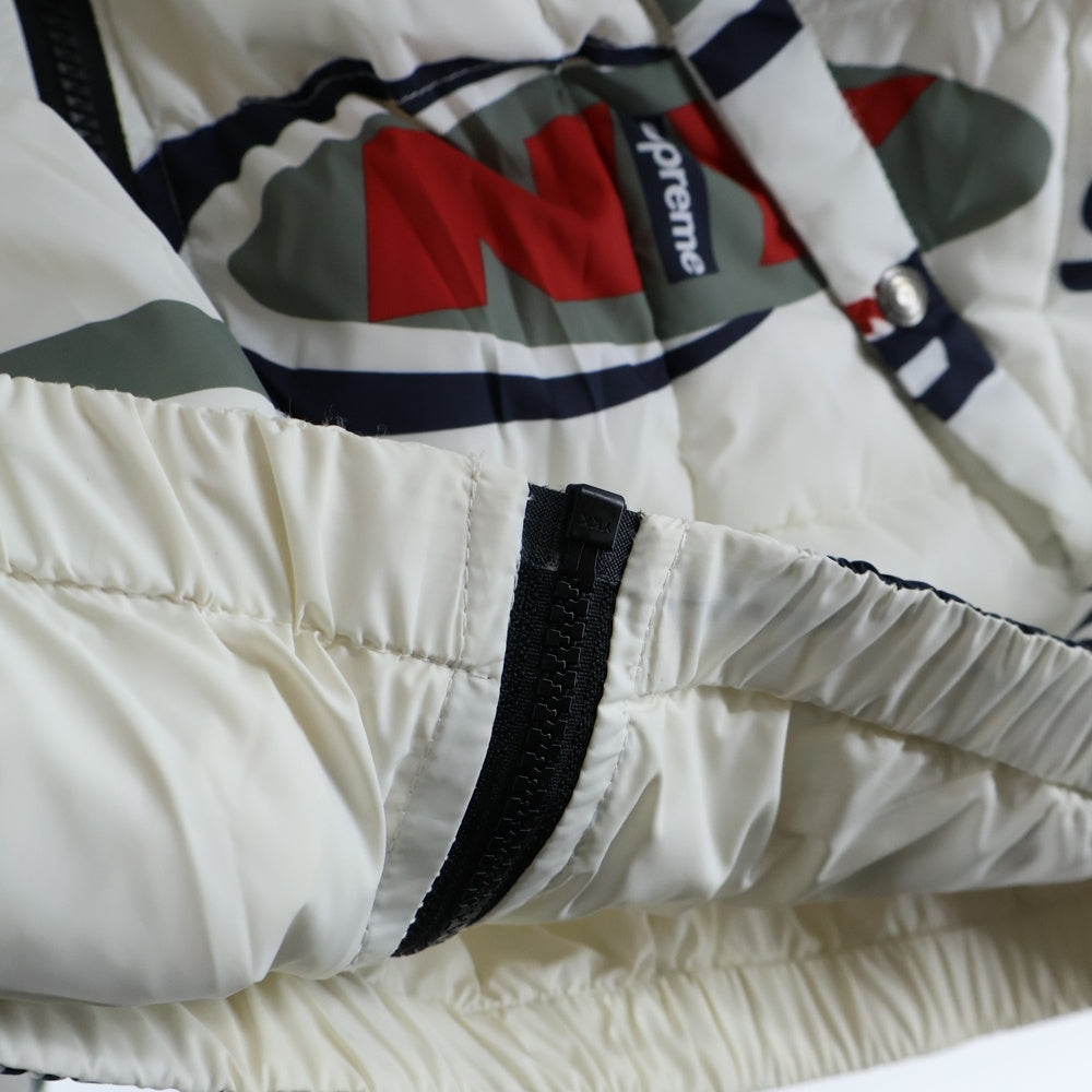 SUPREME(シュプリーム) 18AW NY Reversible Puffy Jacket フォトプリントリバーシブルジャケット ホワイト