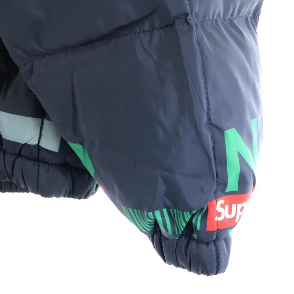 SUPREME(シュプリーム) 18AW NY Reversible Puffy Jacket フォトプリントリバーシブルジャケット ブラック