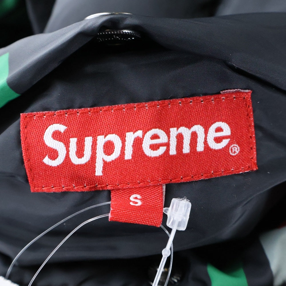 SUPREME(シュプリーム) 18AW NY Reversible Puffy Jacket フォトプリントリバーシブルジャケット ブラック