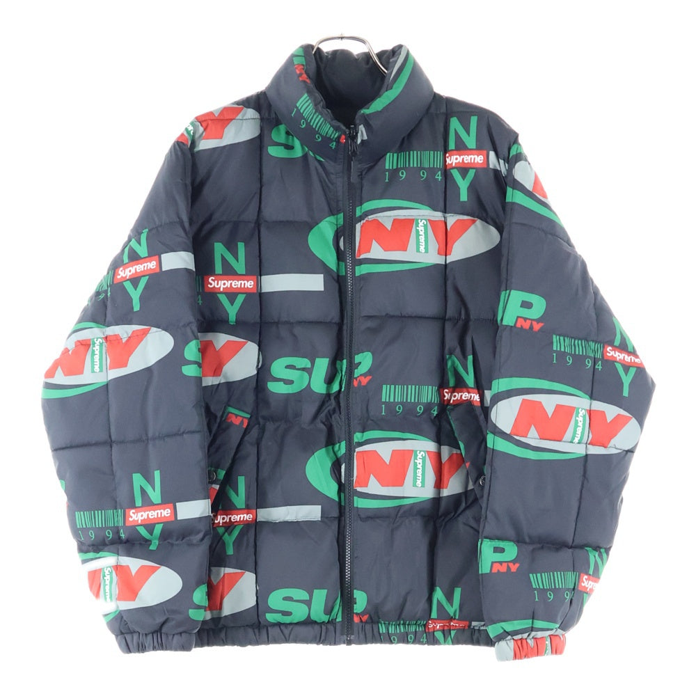 SUPREME(シュプリーム) 18AW NY Reversible Puffy Jacket リバーシブルジャケット ブラック