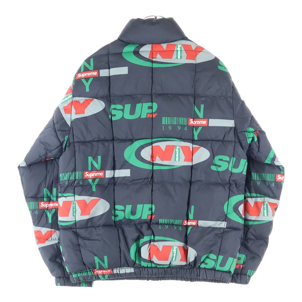 SUPREME(シュプリーム) 18AW NY Reversible Puffy Jacket リバーシブルジャケット ブラック