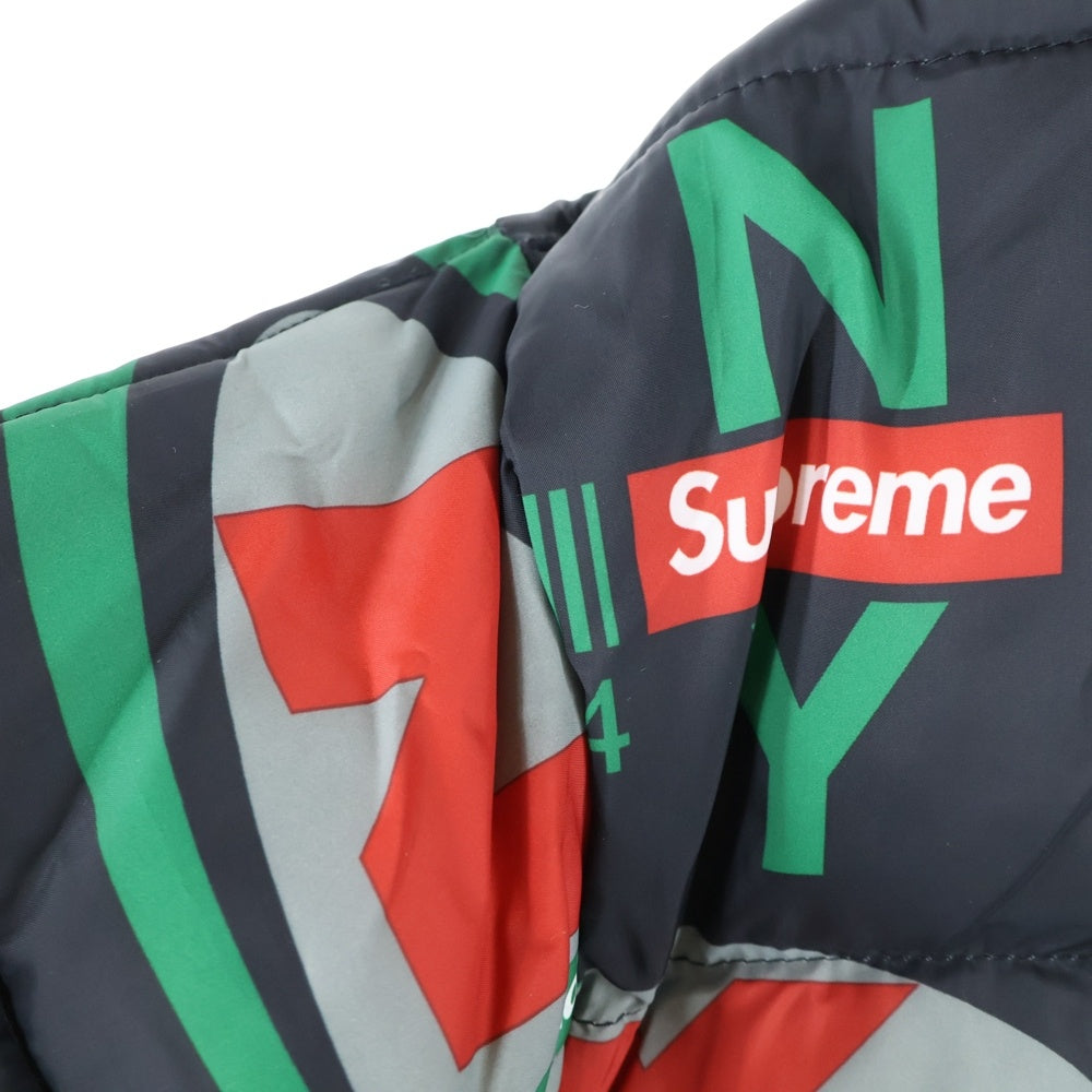 SUPREME(シュプリーム) 18AW NY Reversible Puffy Jacket リバーシブルジャケット ブラック