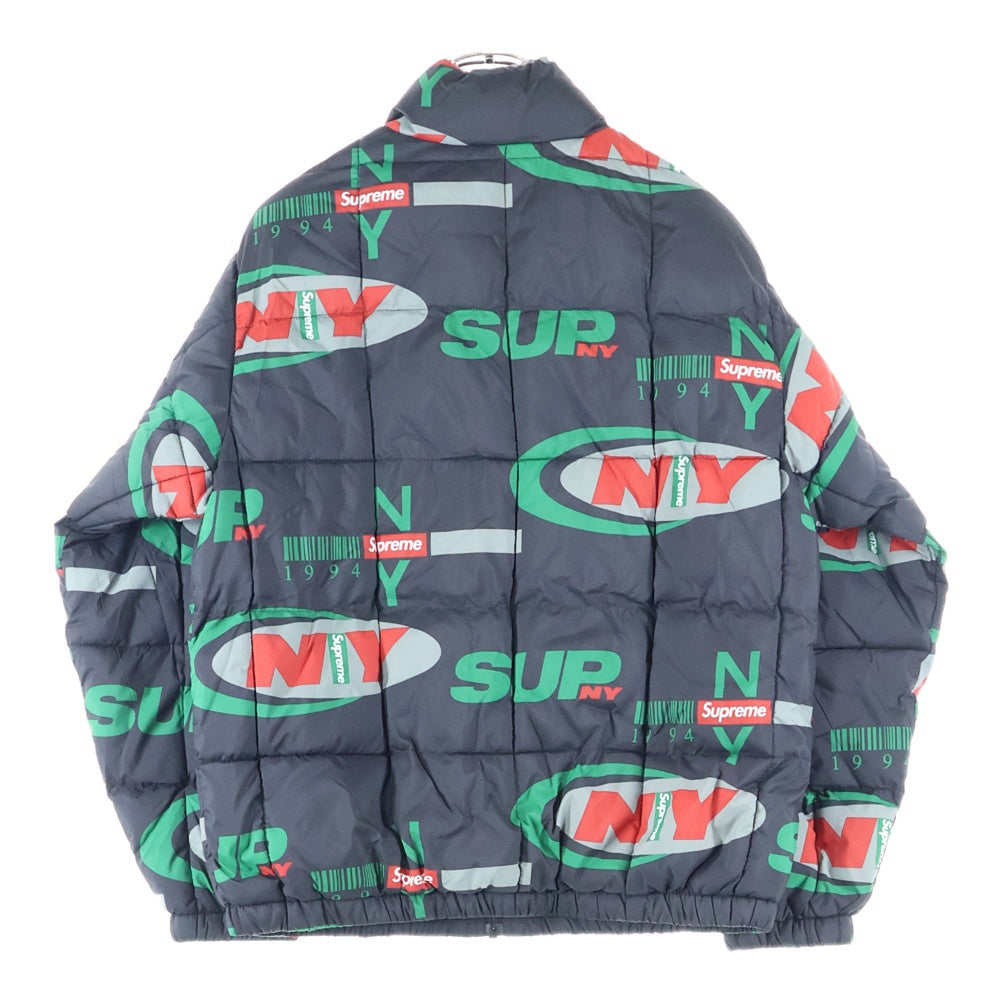 SUPREME(シュプリーム) 18AW NY Reversible Puffy Jacket リバーシブルジャケット ブラック