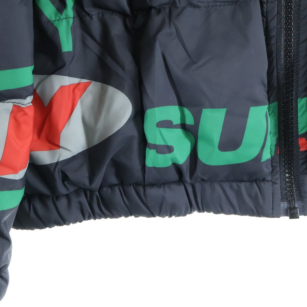 SUPREME(シュプリーム) 18AW NY Reversible Puffy Jacket フォトプリントリバーシブルジャケット ブラック