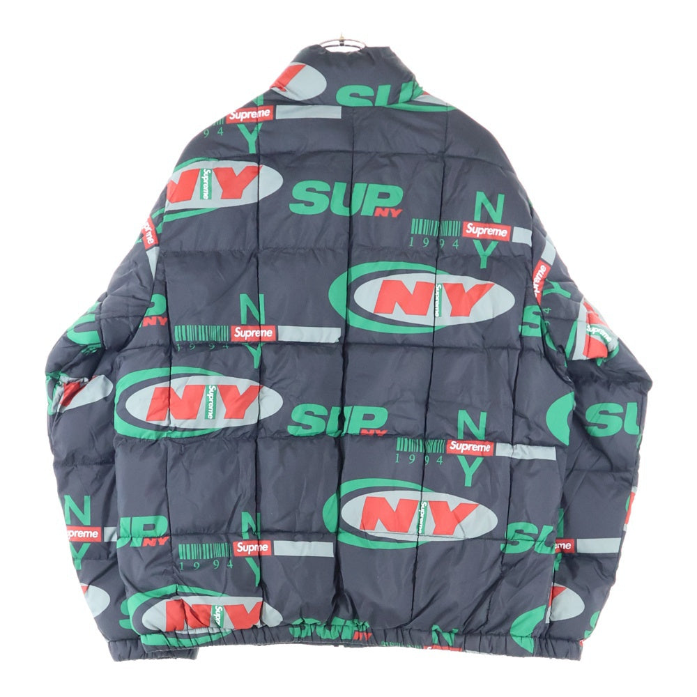 SUPREME(シュプリーム) 18AW NY Reversible Puffy Jacket リバーシブルジャケット ブラック
