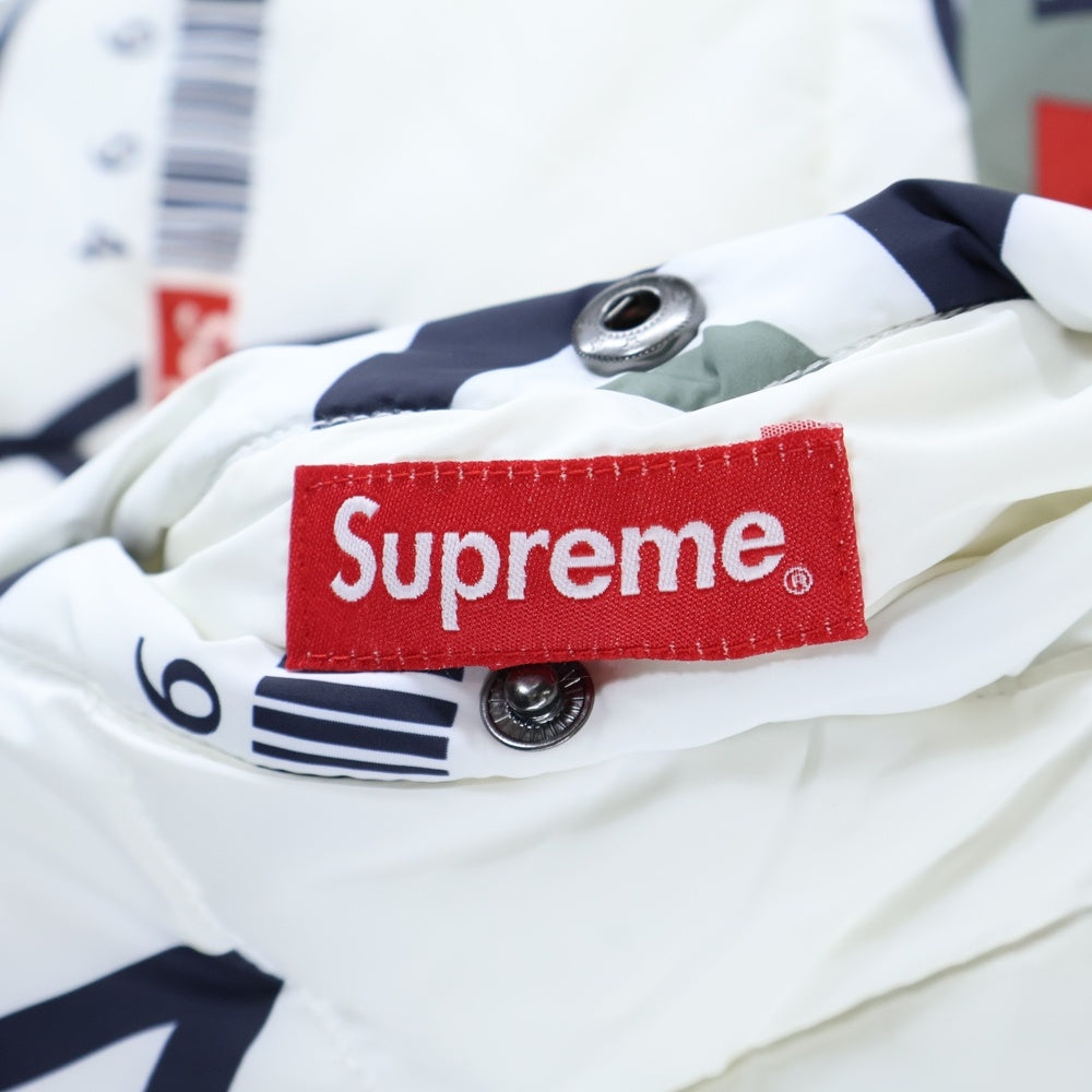 SUPREME(シュプリーム) 18AW NY Reversible Puffy Jacket フォトプリントリバーシブルジャケット ホワイト
