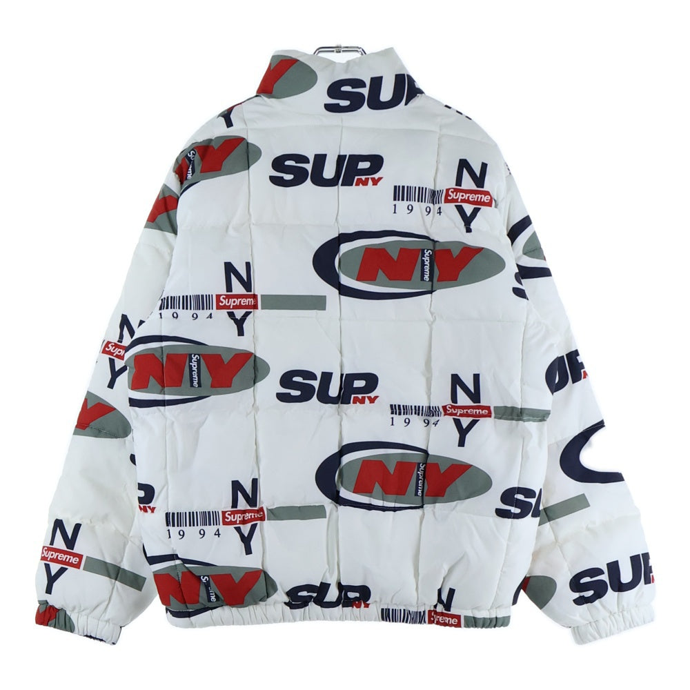 SUPREME(シュプリーム) 18AW NY Reversible Puffy Jacket フォトプリントリバーシブルジャケット ホワイト