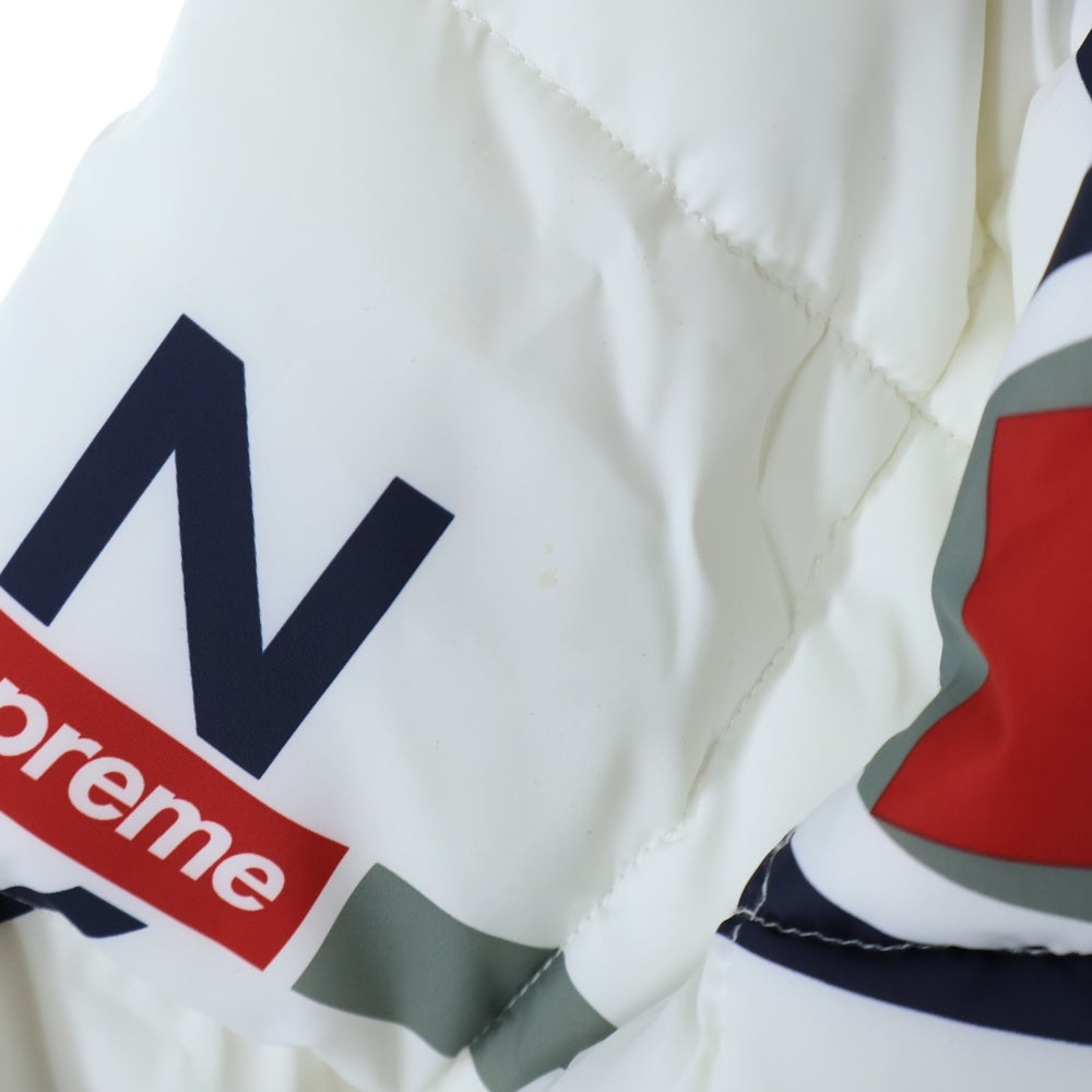 SUPREME(シュプリーム) 18AW NY Reversible Puffy Jacket フォトプリントリバーシブルジャケット ホワイト