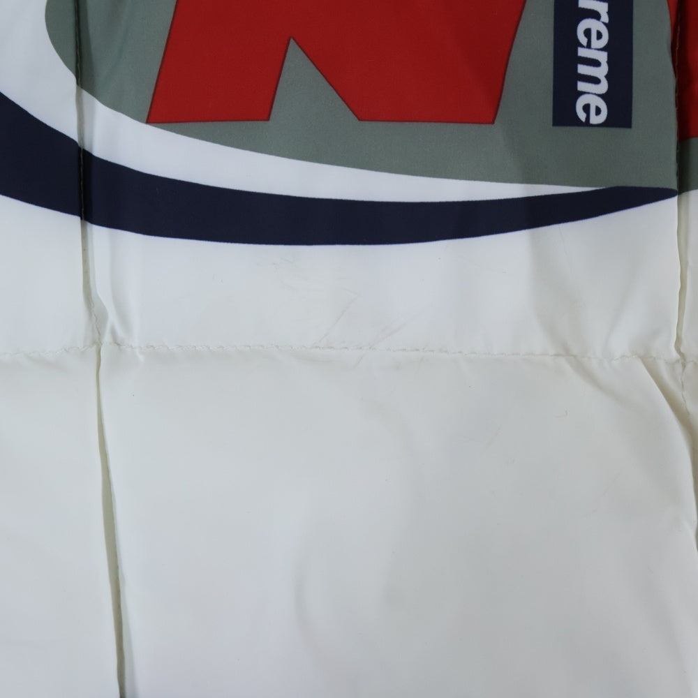 SUPREME(シュプリーム) 18AW NY Reversible Puffy Jacket フォトプリントリバーシブルジャケット ホワイト