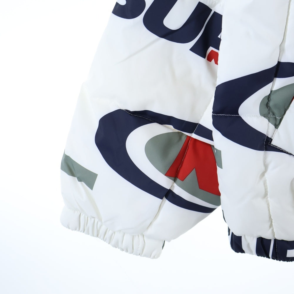 SUPREME(シュプリーム) 18AW NY Reversible Puffy Jacket フォトプリントリバーシブルジャケット ホワイト