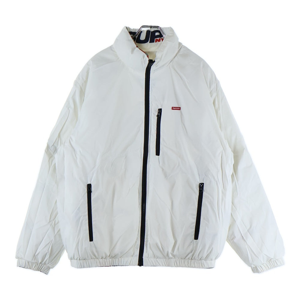 SUPREME(シュプリーム) 18AW NY Reversible Puffy Jacket フォトプリントリバーシブルジャケット ホワイト