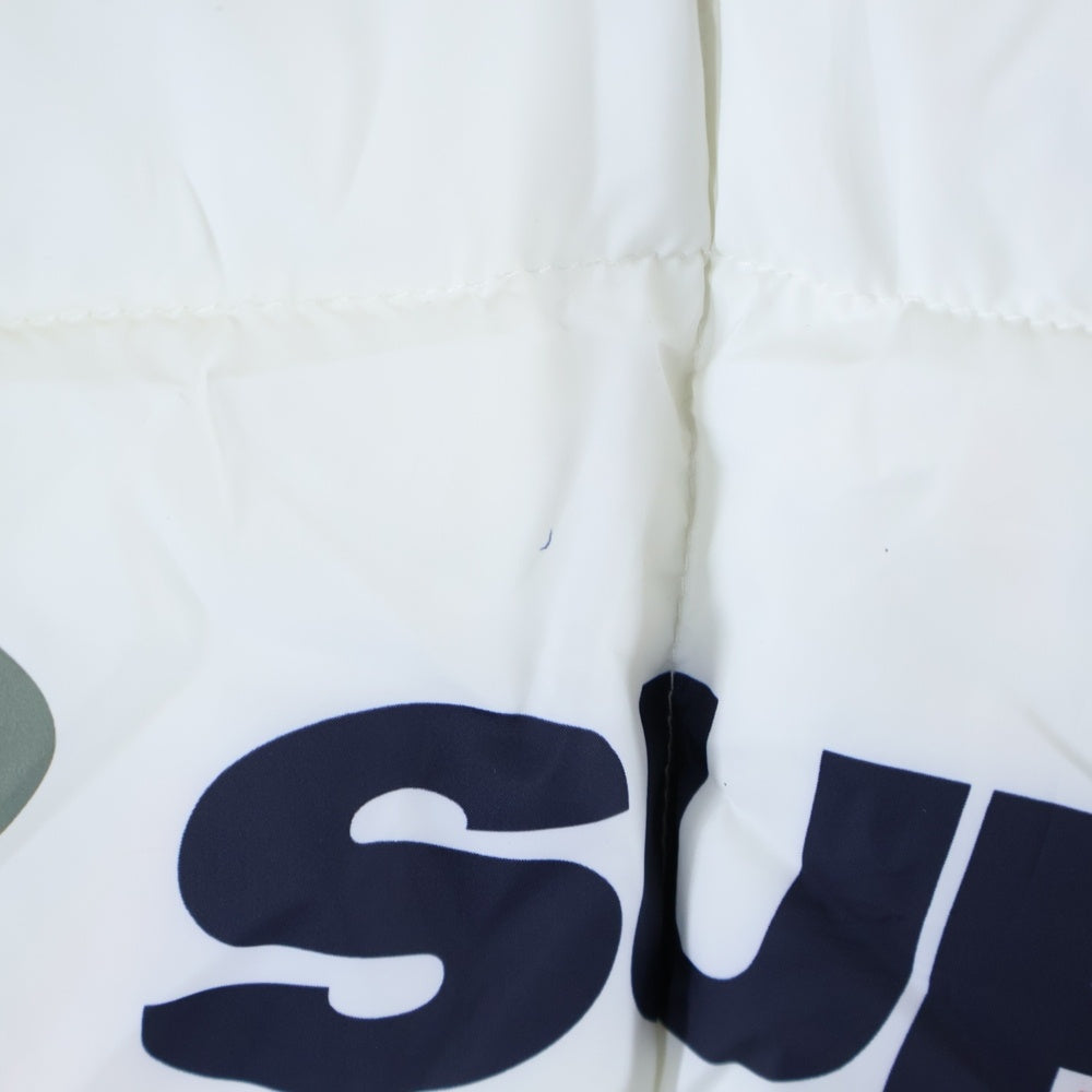 SUPREME(シュプリーム) 18AW NY Reversible Puffy Jacket フォトプリントリバーシブルジャケット ホワイト