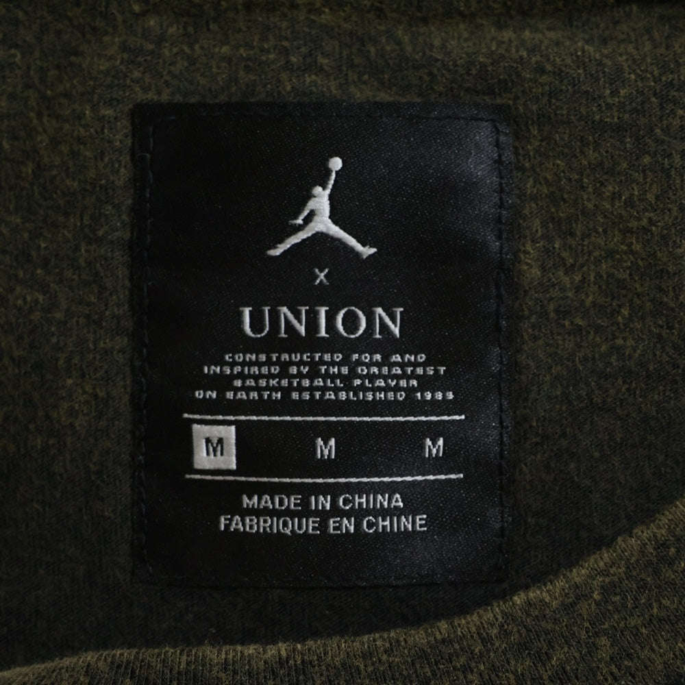 NIKE(ナイキ) ×UNION JORDAN PHOTO TEE ユニオン ジョーダン インサイドアウト 半袖カットソー Tシャツ ブラック AV5886-010