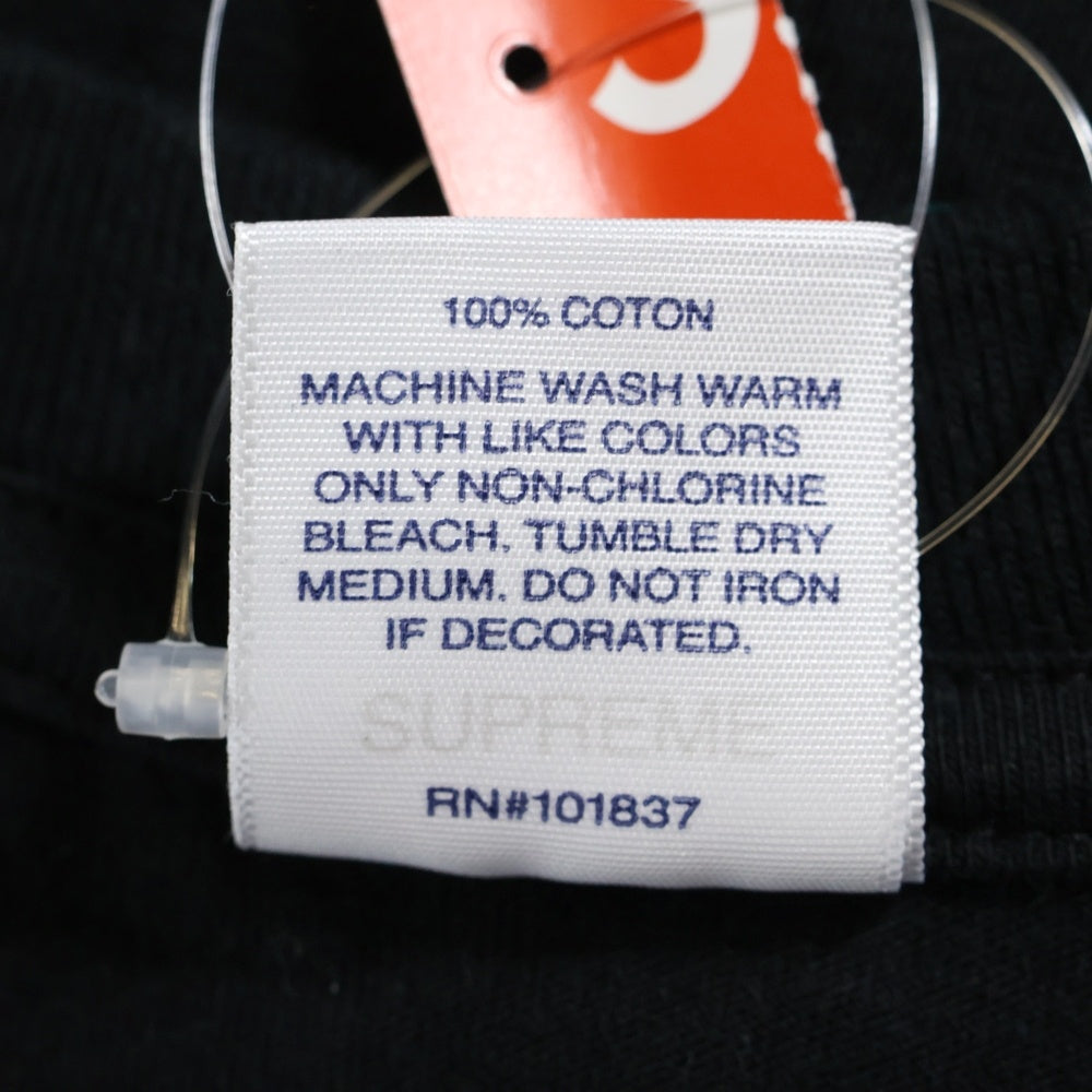 SUPREME(シュプリーム) 19AW New Shit Tee AUTHORIZED DEALER 反転ロゴ プリント 半袖 Tシャツ ブラック