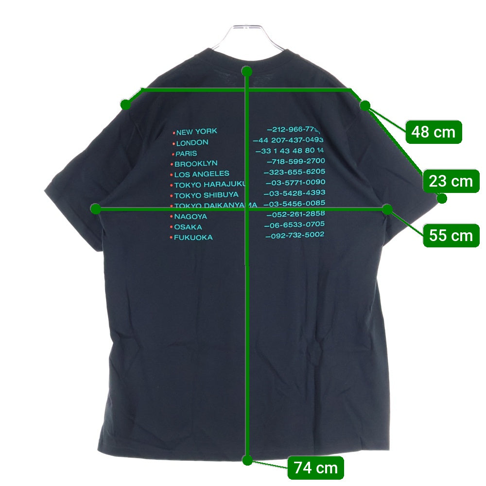 SUPREME(シュプリーム) 19AW New Shit Tee AUTHORIZED DEALER 反転ロゴ プリント 半袖 Tシャツ ブラック