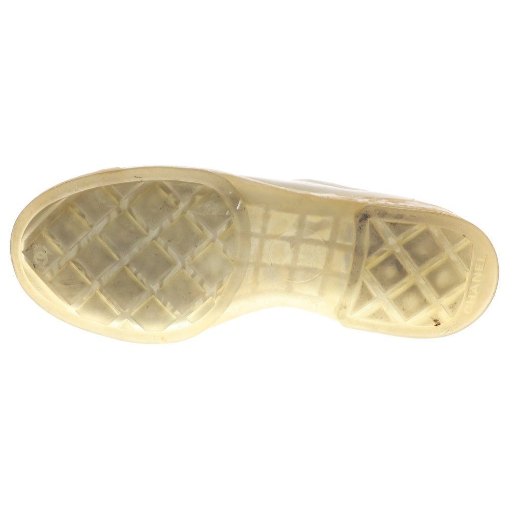 CHANEL(シャネル) ココマーク クリアソール レザー ローカットスニーカー ホワイト レディース A15946X01645