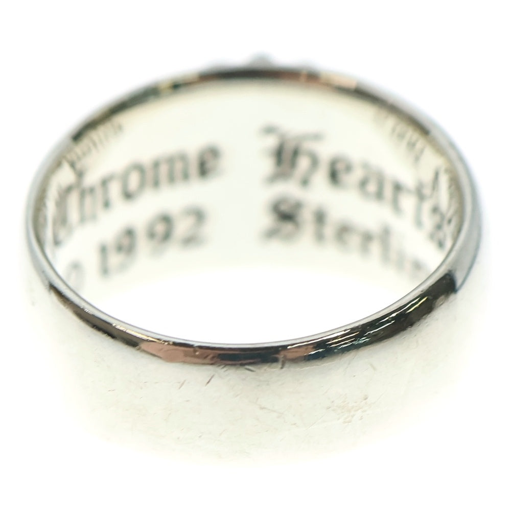 CHROME HEARTS(クロムハーツ) FLRL CRS 1DIA フローラルクロスリング 1ダイヤ シルバー