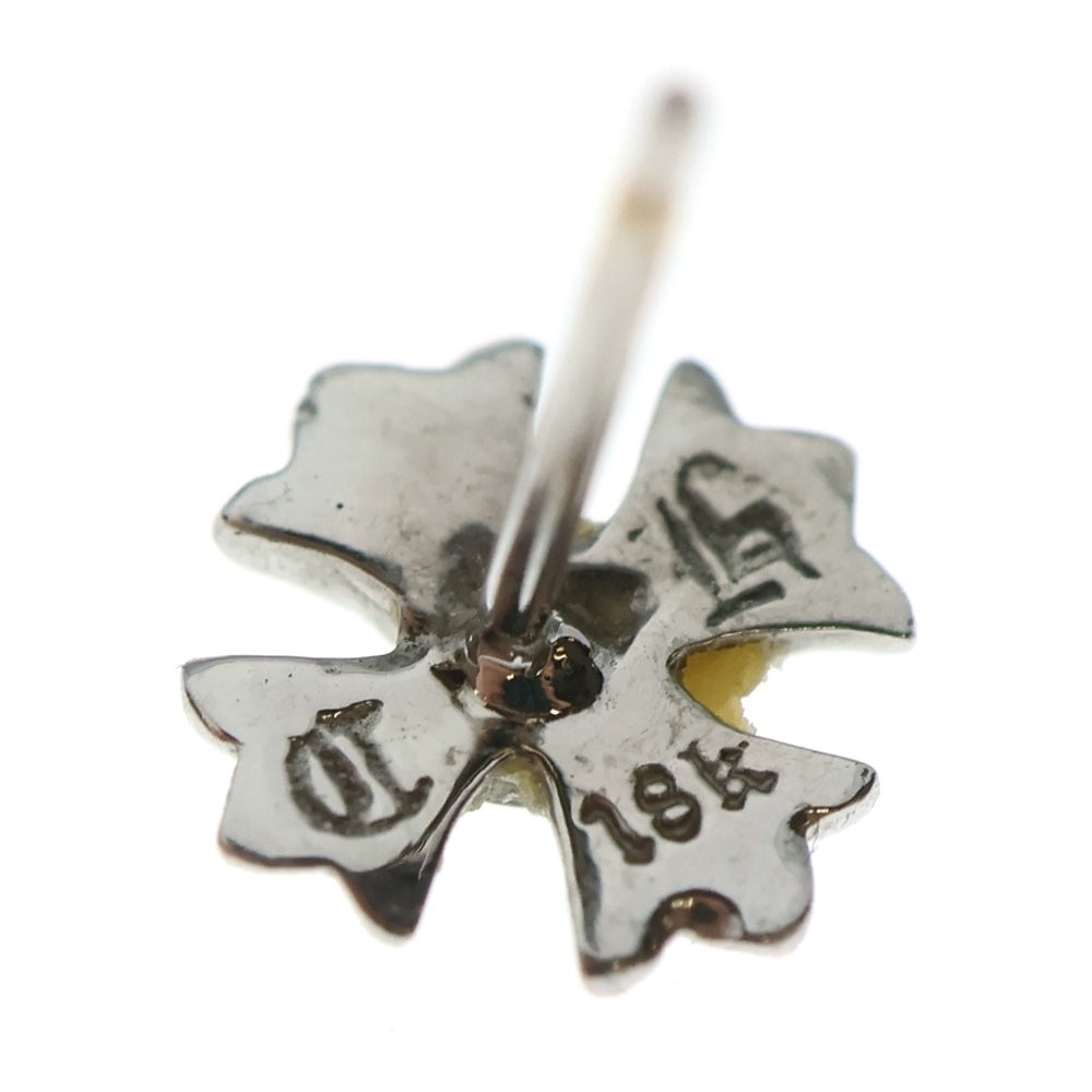 CHROME HEARTS(クロムハーツ) 18K No2 CH PLS 1DIA CHプラス スタッドピアス 1ダイヤ シルバー