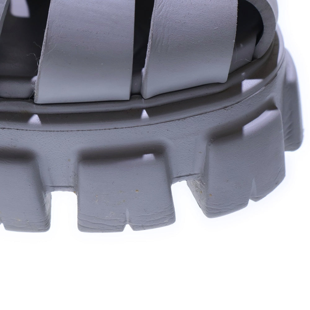 PRADA(プラダ) トライアングルロゴ モノリス ラバーサンダル グレー