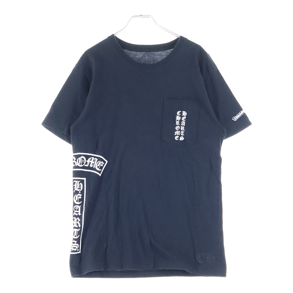 CHROME HEARTS(クロムハーツ) CH T-SHRT Side Logo Tee サイドTバープリント 半袖カットソー ブラック