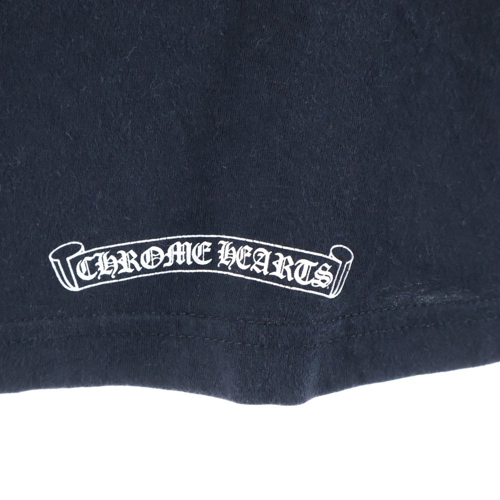 CHROME HEARTS(クロムハーツ) CH T-SHRT Side Logo Tee サイドTバープリント 半袖カットソー ブラック