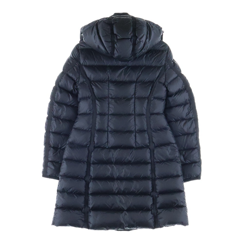 MONCLER(モンクレール) 15AW HERMINE エルミエンヌ ジップアップ ダウンコート ナイロンジャケット ブラック A20934933905 53048 レディース