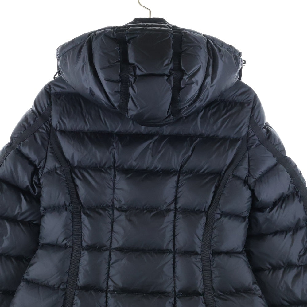 MONCLER(モンクレール) 15AW HERMINE エルミエンヌ ジップアップ ダウンコート ナイロンジャケット ブラック A20934933905 53048 レディース