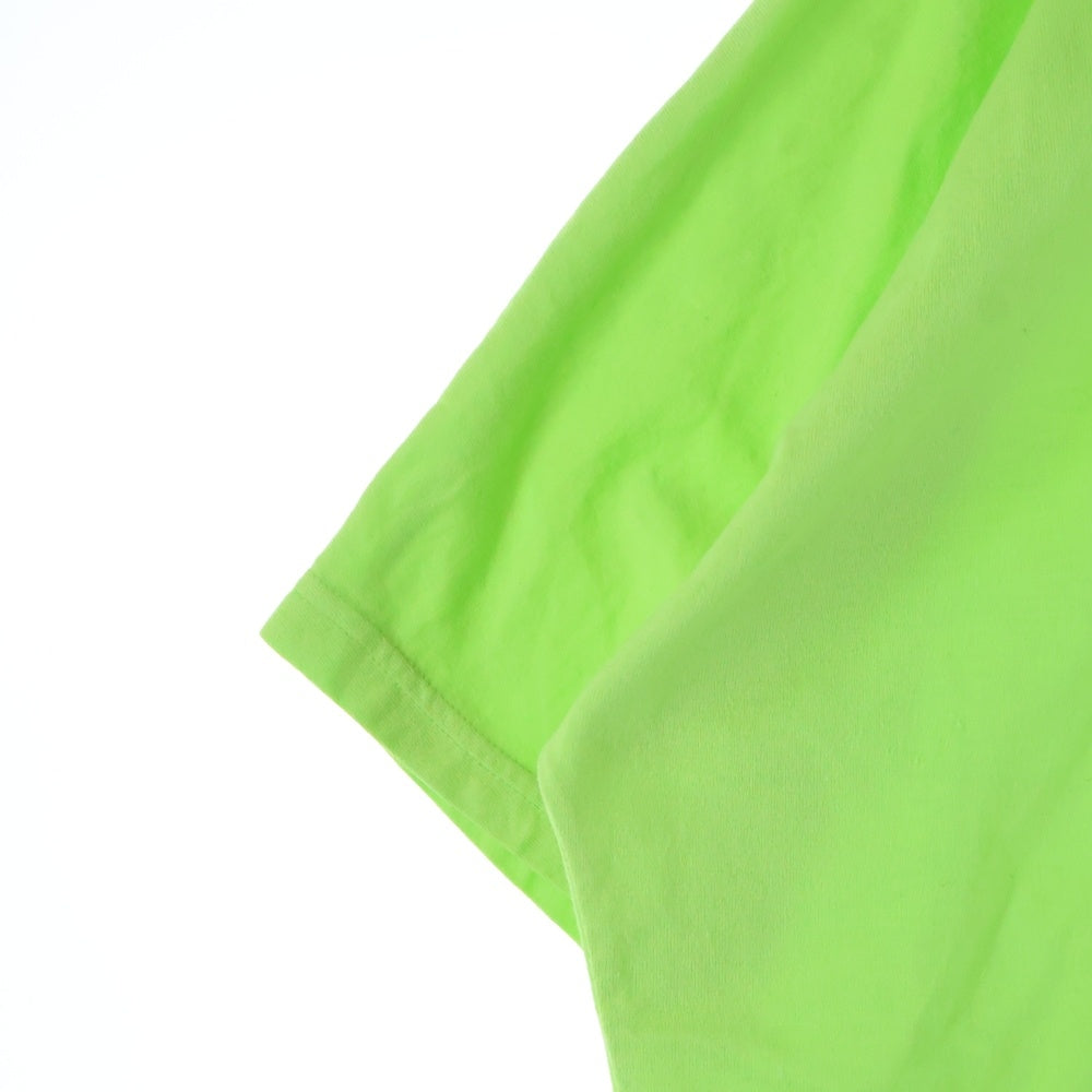 NO BRAND(ノーブランド) IRIP VANWINKLE リップヴァンウィンクル クルーネック半袖Tシャツ カットソー イエロー