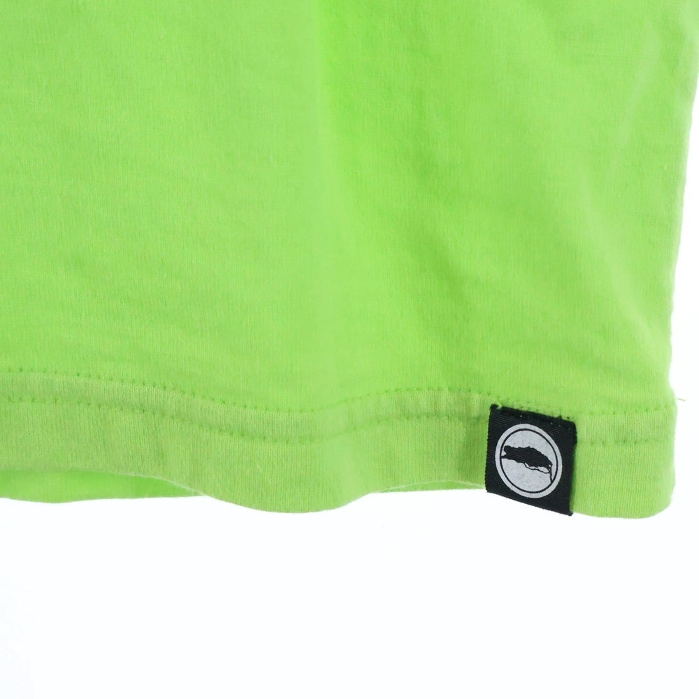 NO BRAND(ノーブランド) IRIP VANWINKLE リップヴァンウィンクル クルーネック半袖Tシャツ カットソー イエロー