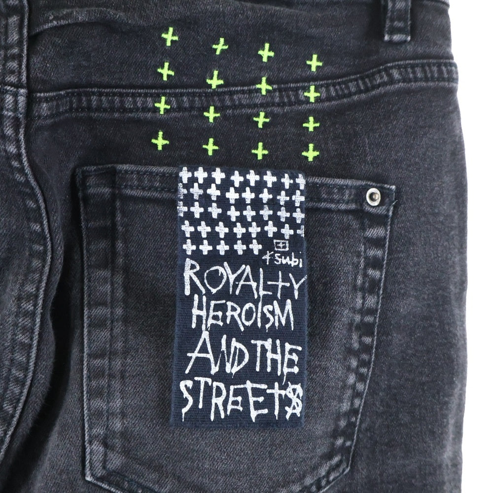 KSUBI(スビ) ストレッチスキニーデニムパンツ ブラック
