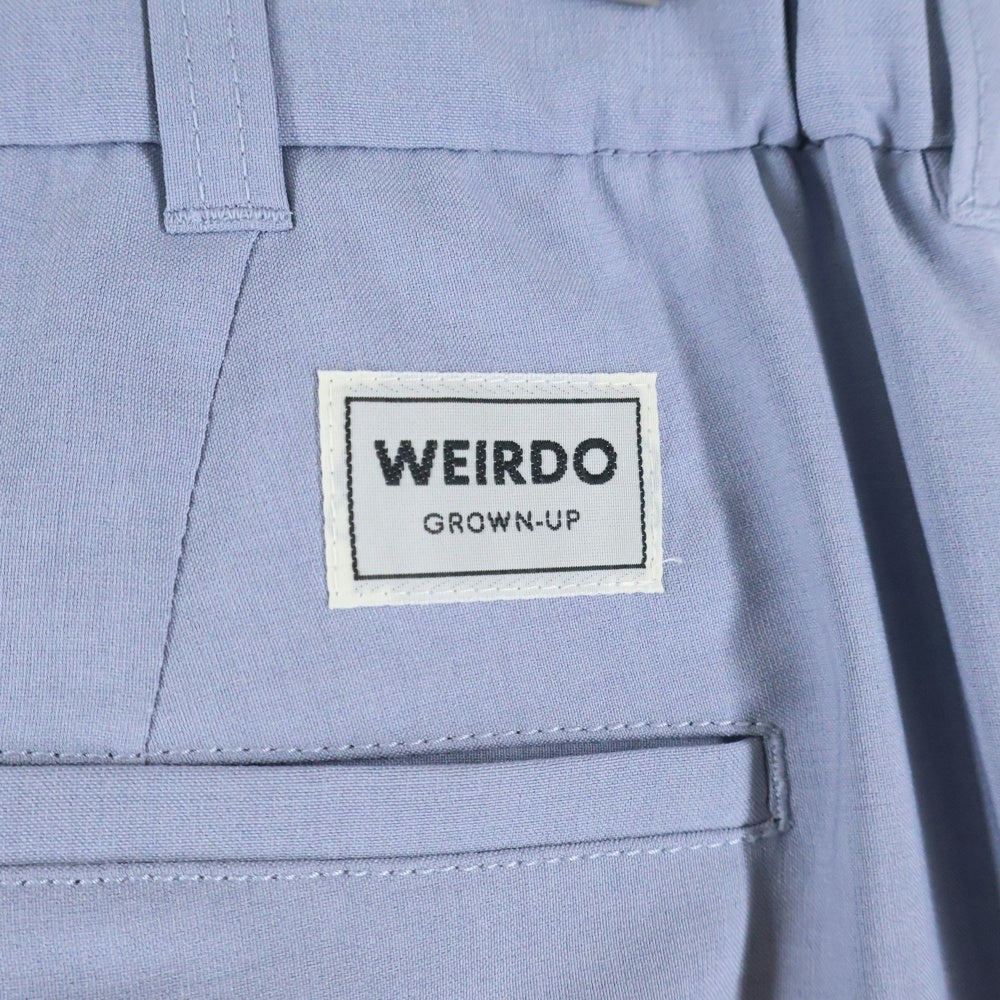 weirdo(ウィアード) WIND UP スラックスパンツ トラウザー ブルー