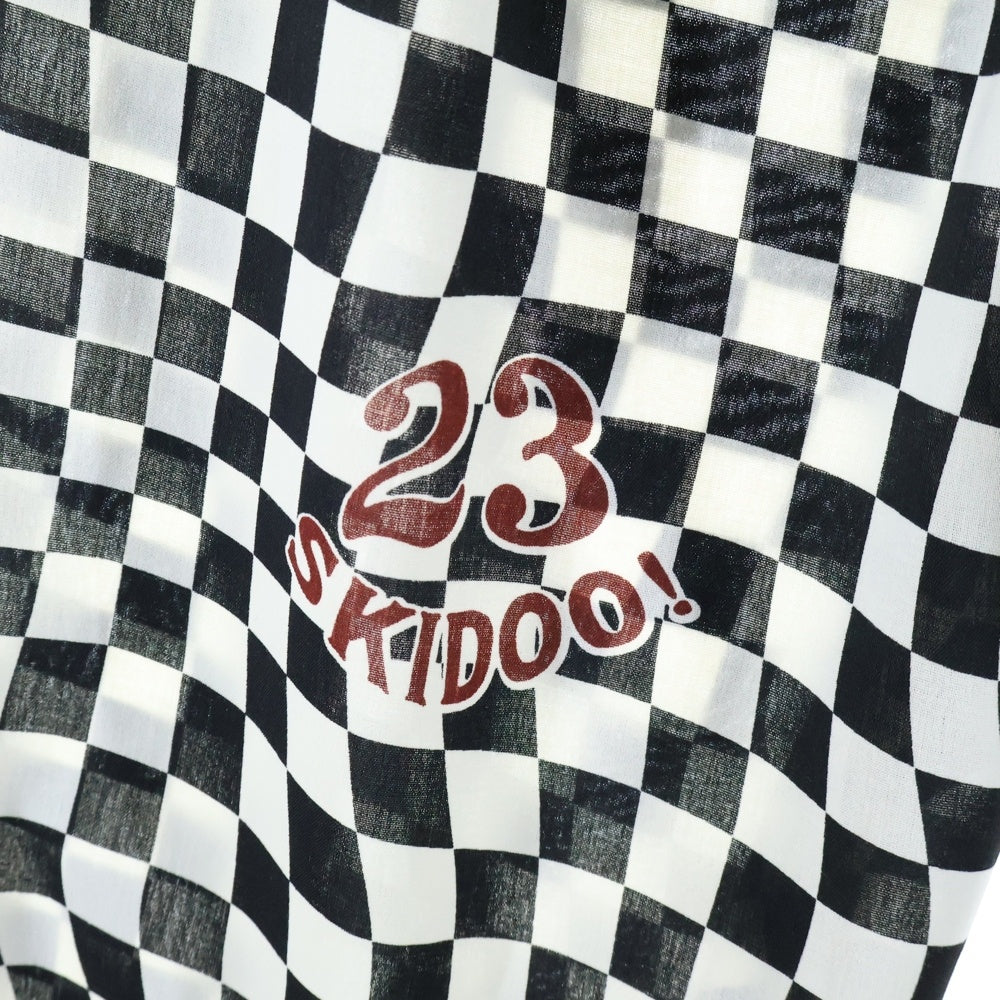 weirdo(ウィアード) チェッカーフラッグイージーパンツ ブラック