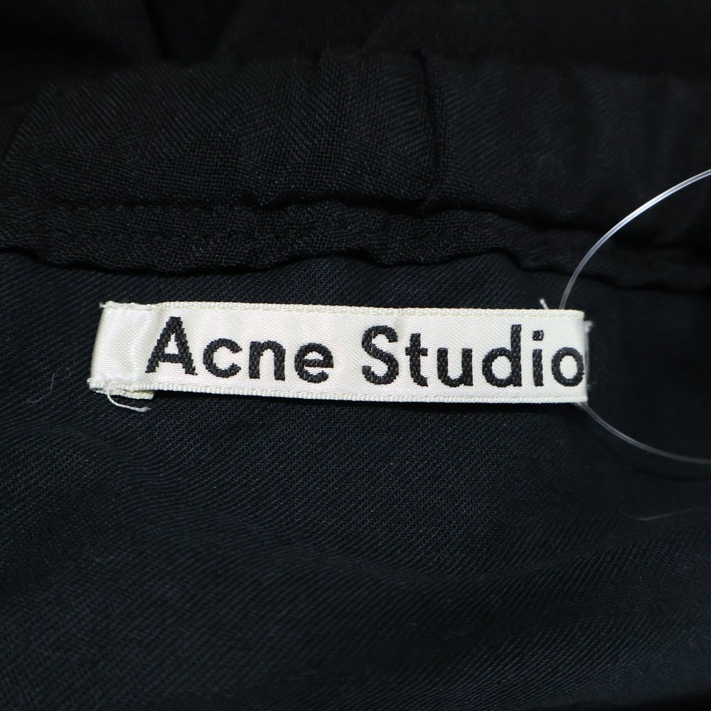 Acne Studios(アクネ ストゥディオズ) モヘア昆イージーショートパンツ 1159-343-5384 ブラック