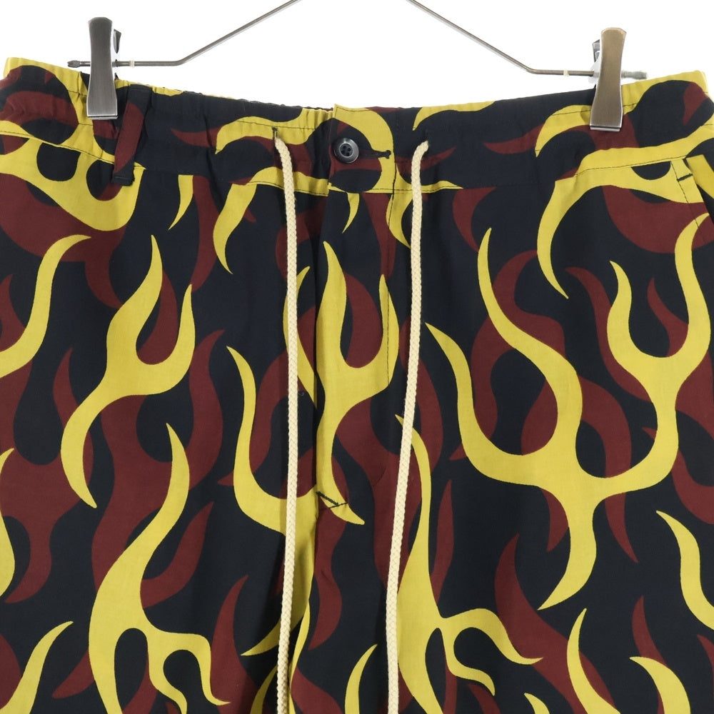 weirdo(ウィアード) レオパード柄イージーハーフパンツ ブラウン