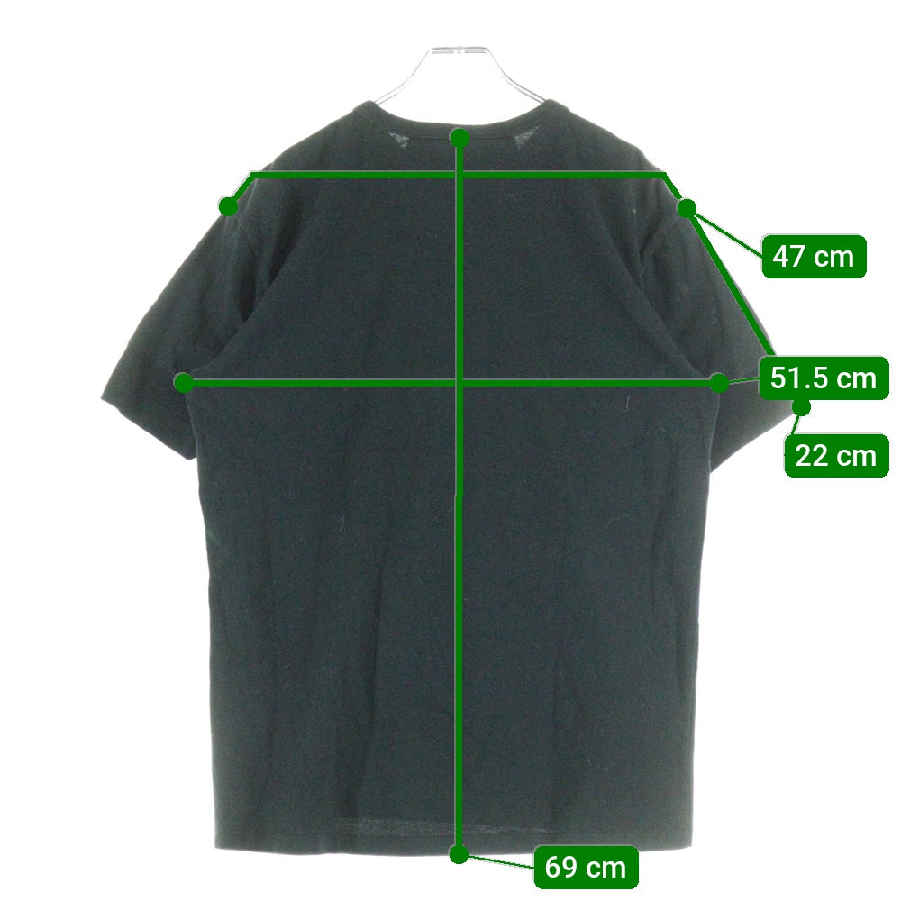 GLAD HAND(グラッドハンド) ヘンリーネック半袖Tシャツ カットソー ブラック