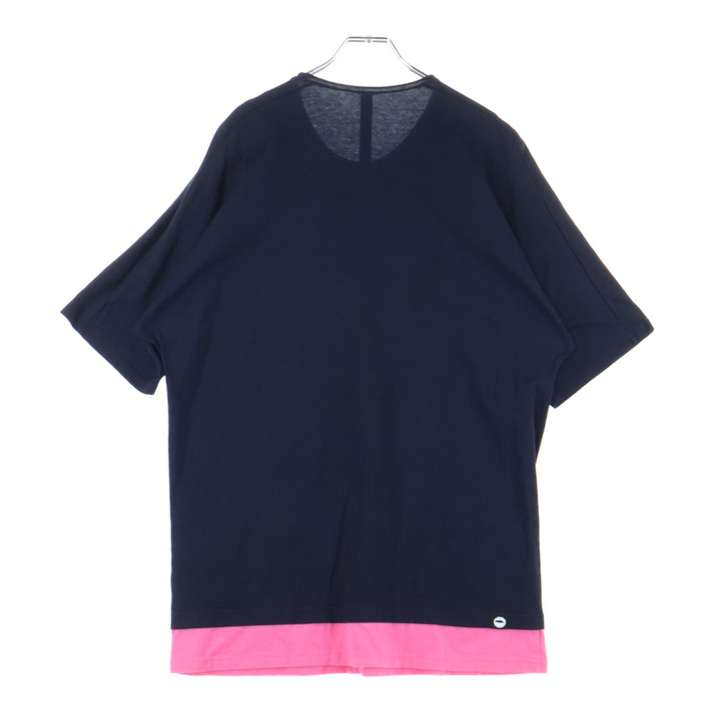 NO BRAND(ノーブランド) IRIP VANWINKLE リップヴァンウィンクル レイヤードクルーネック半袖Tシャツ カットソー