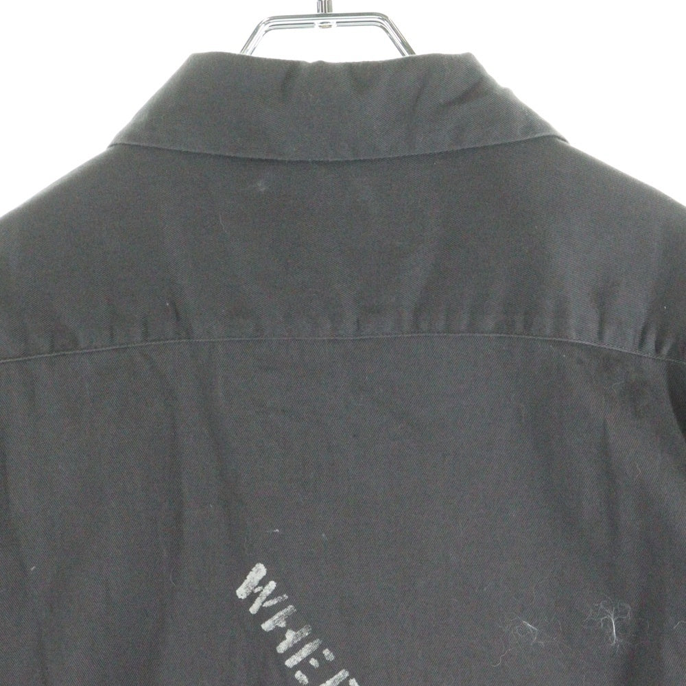 weirdo(ウィアード) オープンカラー 長袖サファリジャケット グレー