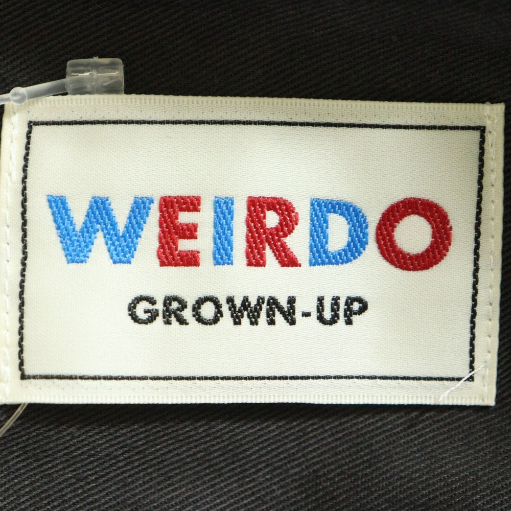 weirdo(ウィアード) オープンカラー 長袖サファリジャケット グレー