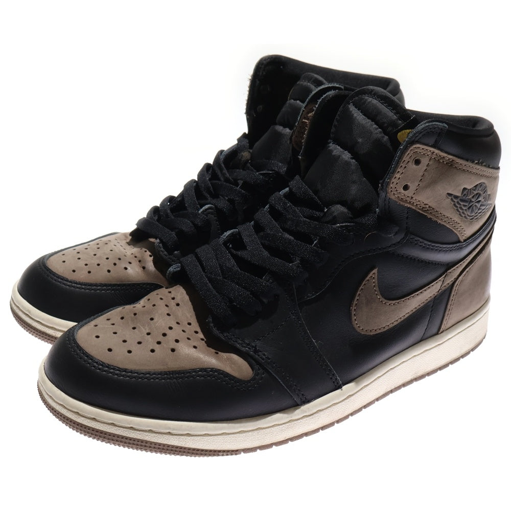 NIKE(ナイキ) AIR JORDAN 1 RETRO HIGH OG PALOMINO エア ジョーダン 1 レトロ オージー パロミノ ハイカットスニーカー ブラック/ブラウン US9.5/27.5cm DZ5485-020