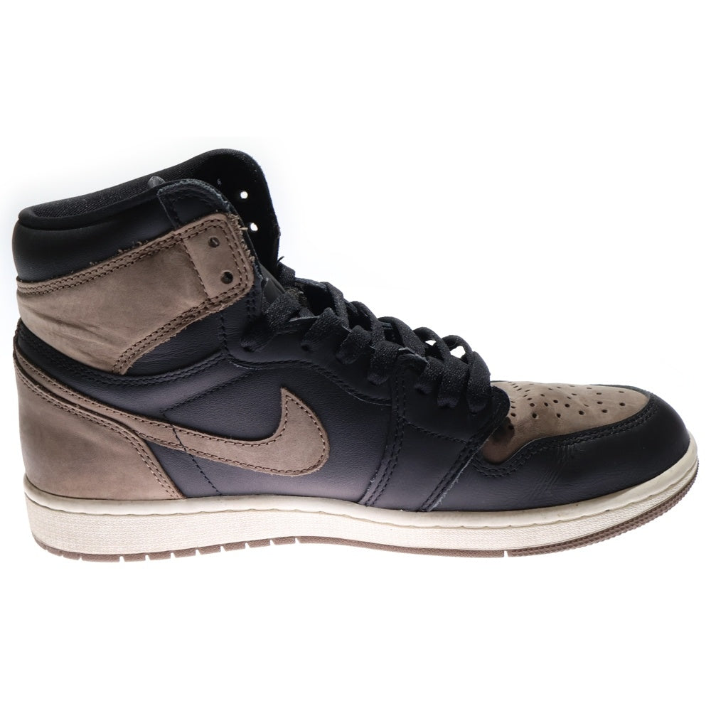 NIKE(ナイキ) AIR JORDAN 1 RETRO HIGH OG PALOMINO エア ジョーダン 1 レトロ オージー パロミノ ハイカットスニーカー ブラック/ブラウン US9.5/27.5cm DZ5485-020