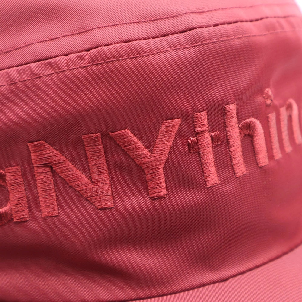 NO BRAND(ノーブランド) aNYthing エニシング ナイロンベースボールキャップ レッド