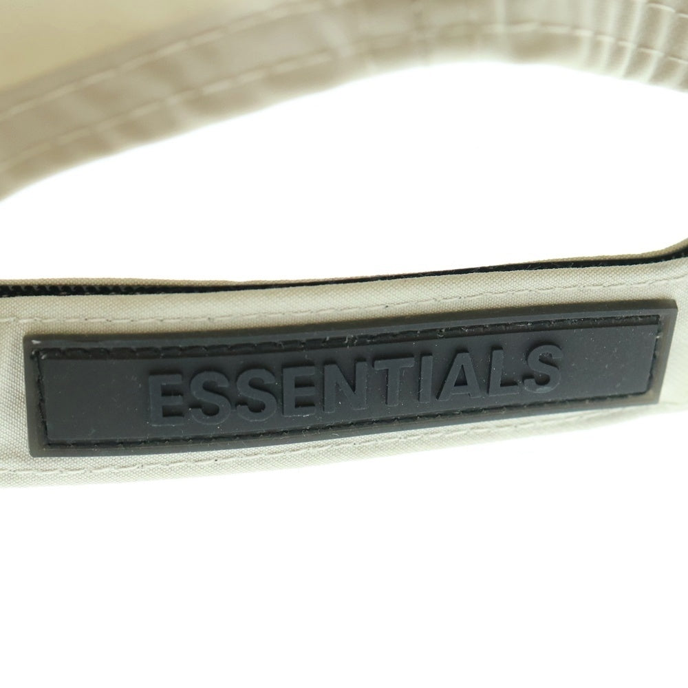 ESSENTIALS FEAR OF GOD(エッセンシャル フィアオブゴッド) ×NEW ERA ニューエラ ナイロンロゴプリントベースボールキャップ ホワイト