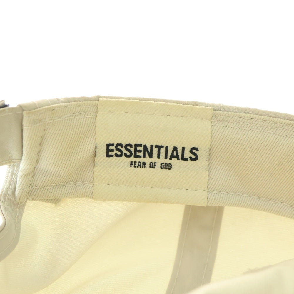ESSENTIALS FEAR OF GOD(エッセンシャル フィアオブゴッド) ×NEW ERA ニューエラ ナイロンロゴプリントベースボールキャップ ホワイト