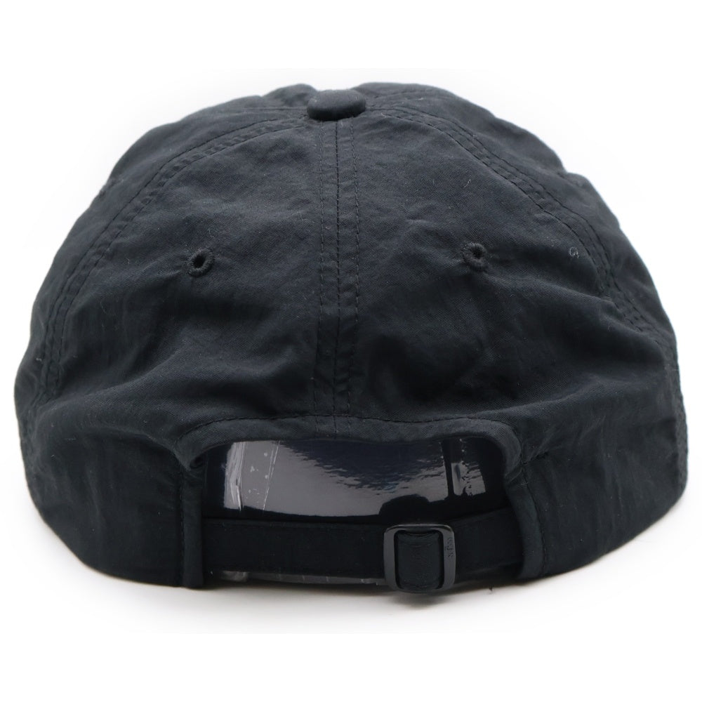 NO BRAND(ノーブランド) garbage ガーベッジ 4:33 ロゴ刺繍ナイロンベースボールキャップ ブラック