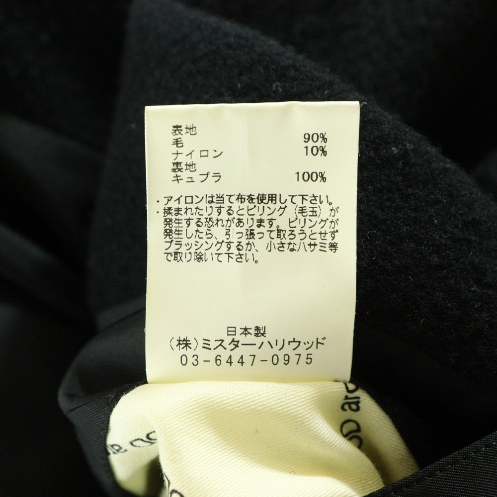 N.HOOLYWOOD(エヌハリウッド) チェスターフィールドコート ブラック 1202-CO01-006