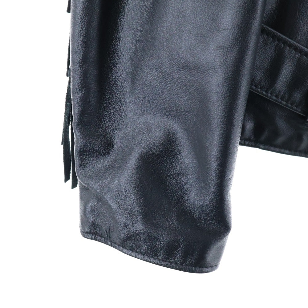 SUPREME(シュプリーム) ×SCHOTT Chief Tassel Perfect Jacket ショット チーフ パーフェクトジャケット ダブルライダース ブラック